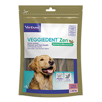 Snacks FR3SH para perros Paquete de 15 Virbac VeggieDent