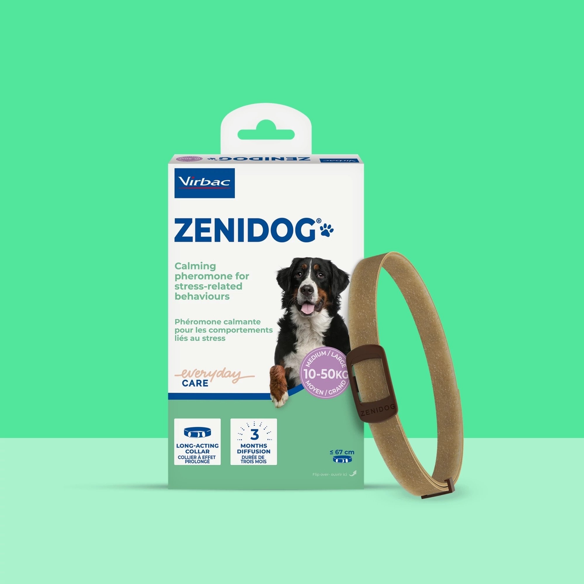 Virbac Zenidog collar con feromonas calmantes perros